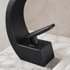 Torneira para Banheiro Monocomando Luxury Preto Fosco Quente e Fria