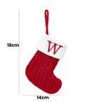 Meia de Natal Personalizada com Letra Inicial