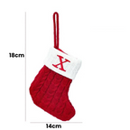 Meia de Natal Personalizada com Letra Inicial