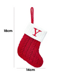Meia de Natal Personalizada com Letra Inicial