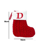 Meia de Natal Personalizada com Letra Inicial