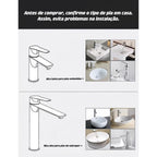 Torneira Misturador Para Banheiro Monocomando FluxoNature