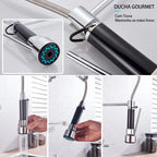Torneira Gourmet de Parede Aura Cromada para Cozinha