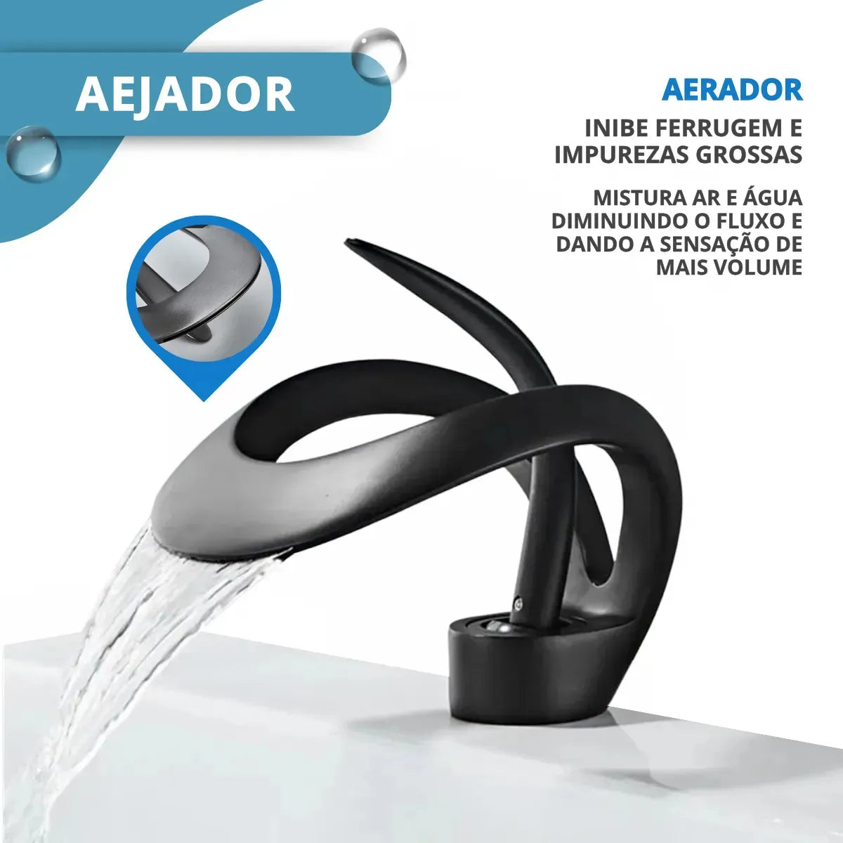 Torneira Para Banheiro Monocomando - AquaElite