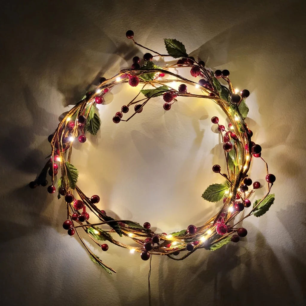 Guirlanda de Natal Flexível com Luzes LED