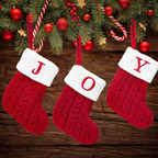 Meia de Natal Personalizada com Letra Inicial