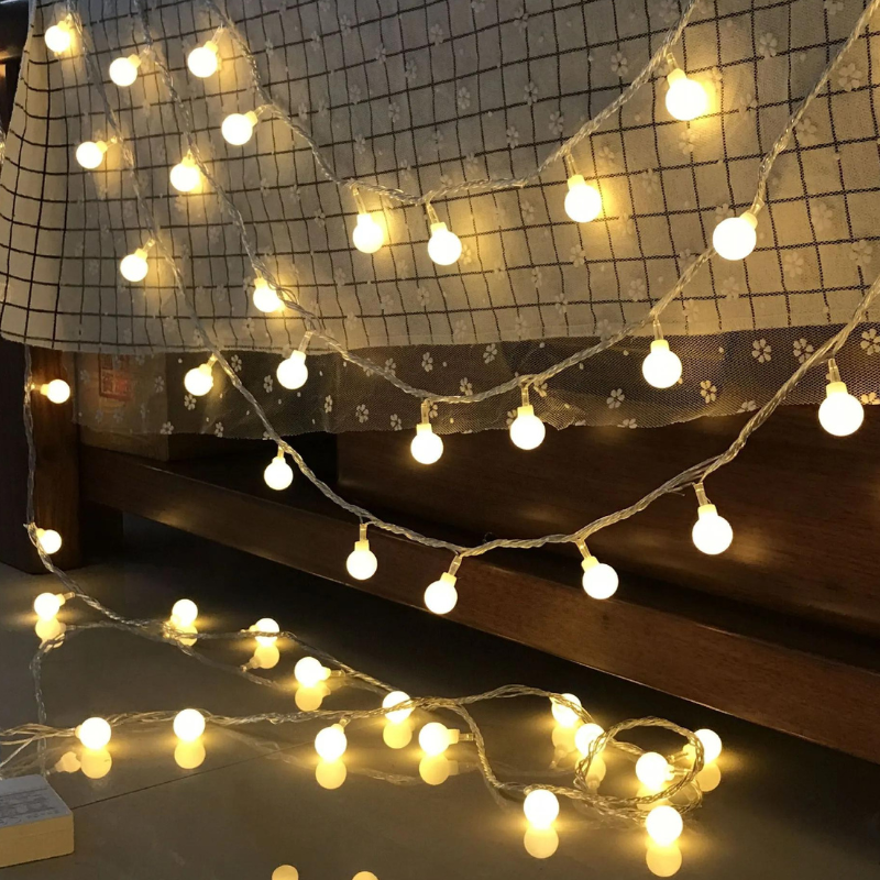Varal de Luzes de Natal LED USB de 1,5m a 12m