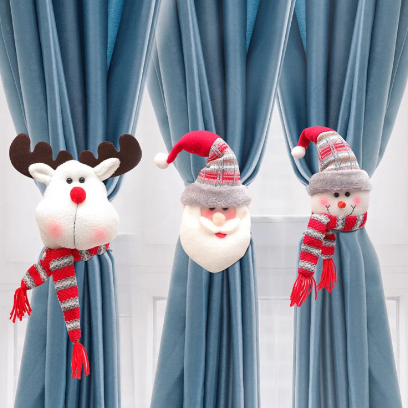 Prendedor de Cortina Natalino Decorativo