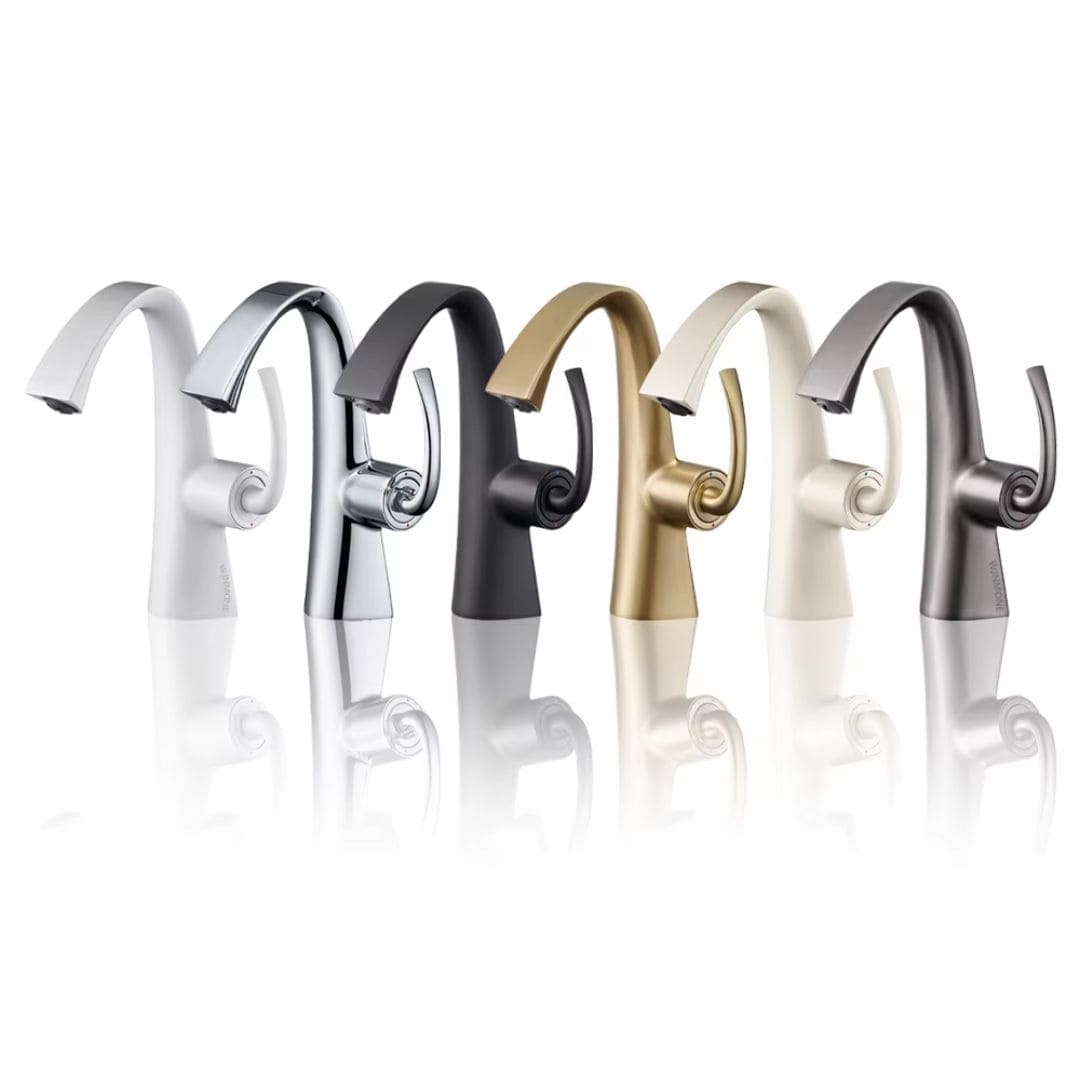 Torneira Para Banheiro Monocomando Com Misturador Minimalista Moderna Satin