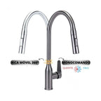 Torneira Gourmet Monocomando Para Cozinha Modelo Com Jato Extensível