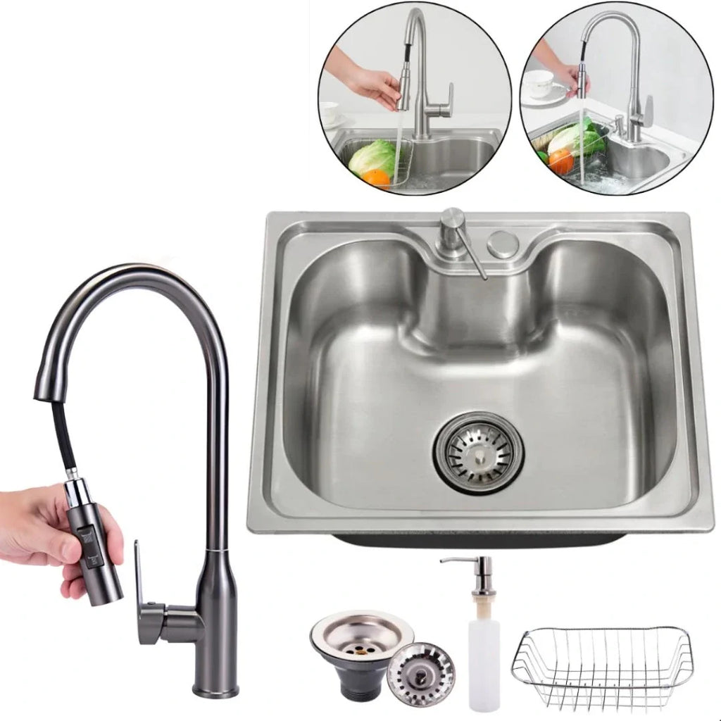 Torneira Gourmet Monocomando Para Cozinha Modelo Com Jato Extensível