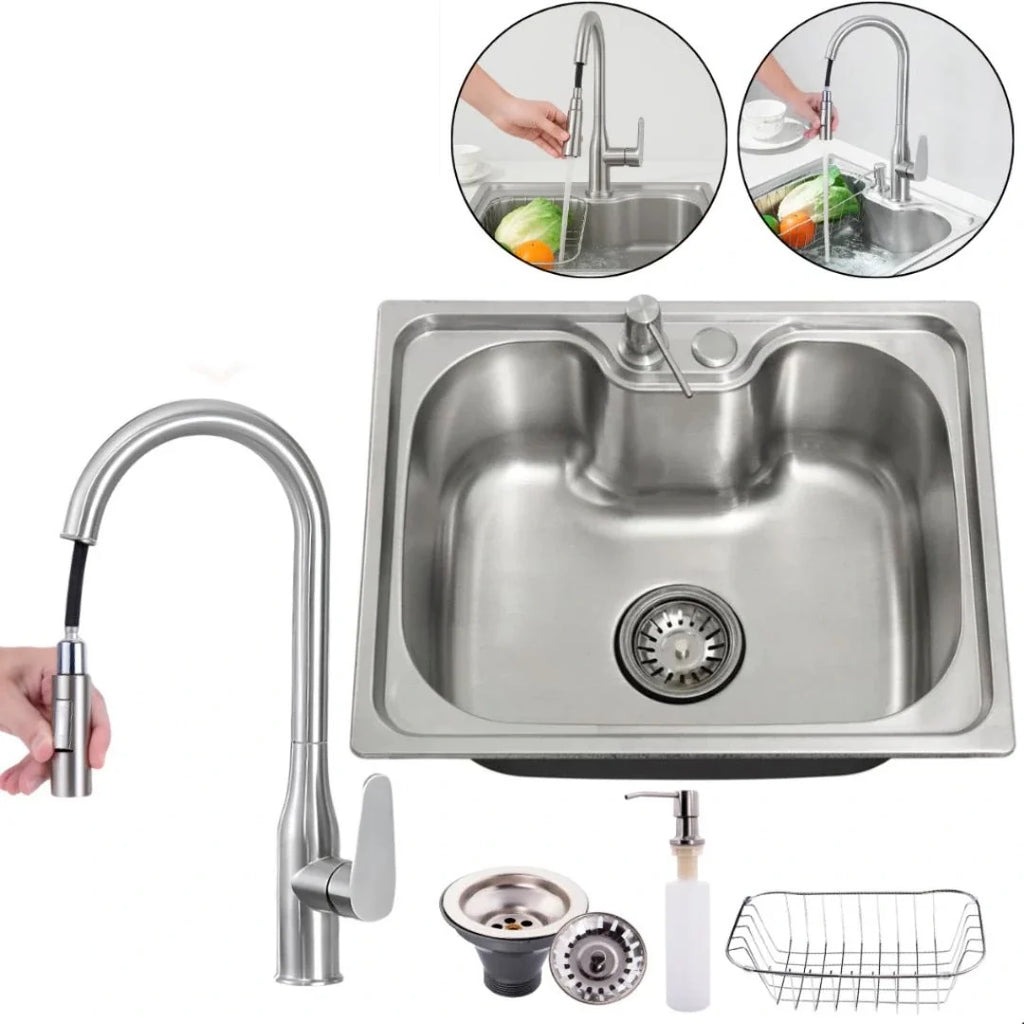 Torneira Gourmet Monocomando Para Cozinha Modelo Com Jato Extensível