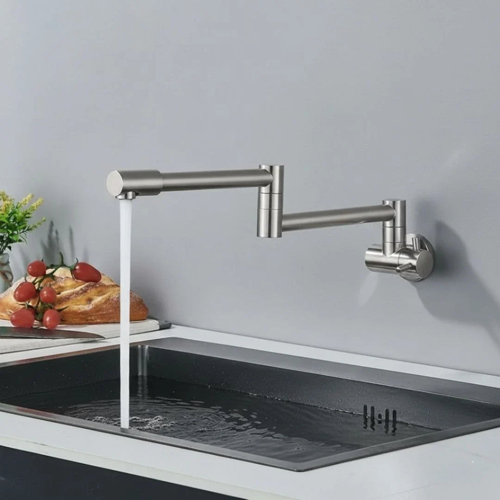 Torneira De Parede Para Cozinha Rotação 360°