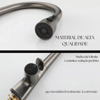 Torneira Para Cozinha Gourmet Monocomando Com Sensor Temperatura Rotação 360°