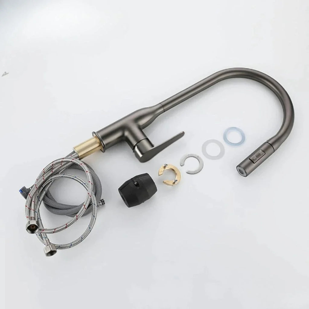 Torneira Gourmet Monocomando Para Cozinha Modelo Com Jato Extensível