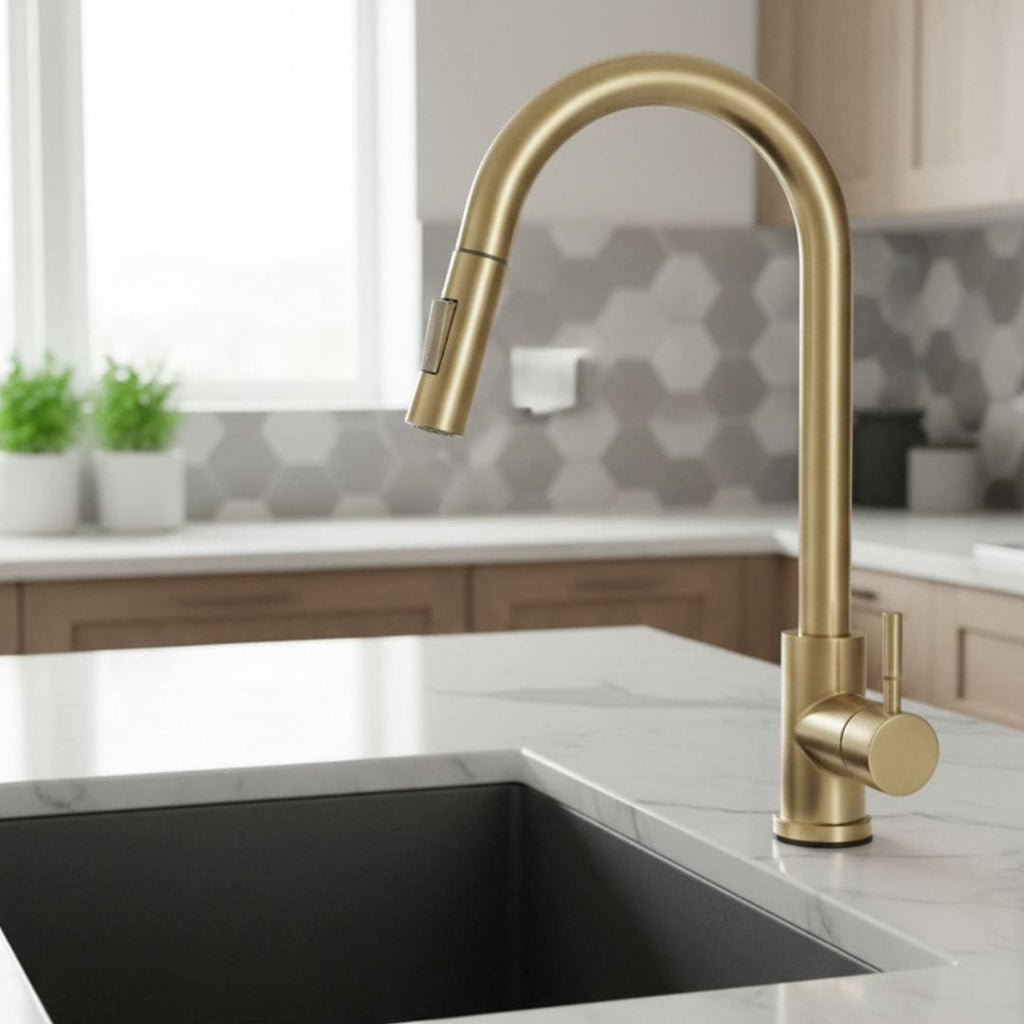 Torneira Para Cozinha Gourmet Monocomando Extensível Inox