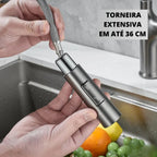 Torneira Gourmet Monocomando Para Cozinha Modelo Com Jato Extensível