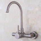 Torneira De Parede Para Cozinha Rotativa Com Misturador