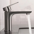 Torneira Monocomando Para Banheiro Lavabo Luxo Inox Modelo Louise