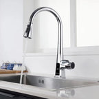 Torneira Para Cozinha Gourmet Monocomando Com Sensor Temperatura Rotação 360°