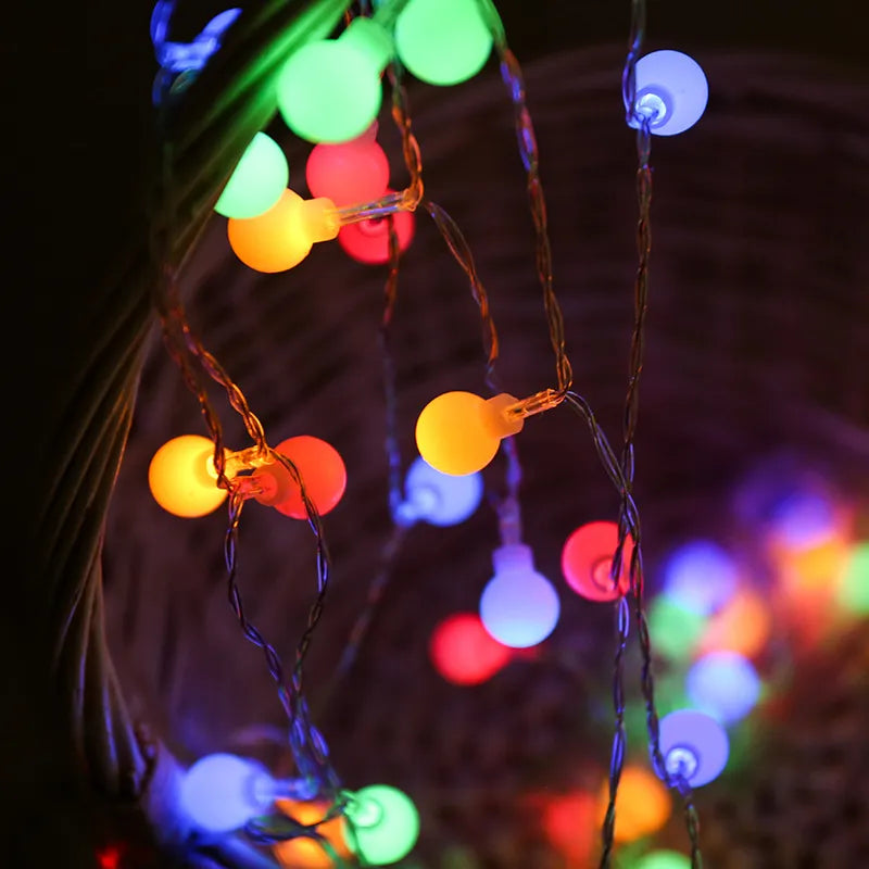 Varal de Luzes de Natal LED USB de 1,5m a 12m