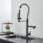 Torneira Para Cozinha Monocomando Gourmet Prestige Preto Matte