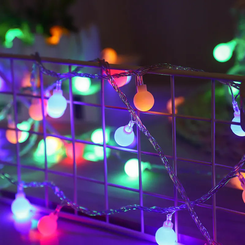 Varal de Luzes de Natal LED USB de 1,5m a 12m