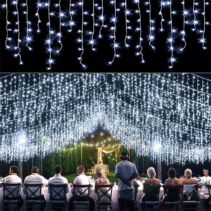 Cortina Pisca-Pisca de Natal LED 5m com 96 LEDs