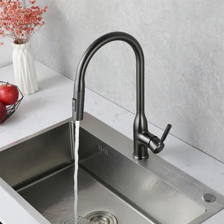 Torneira Gourmet Monocomando Para Cozinha Modelo Com Jato Extensível