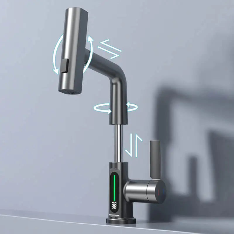 Torneira Para Banheiro Monocomando Digital Cascata