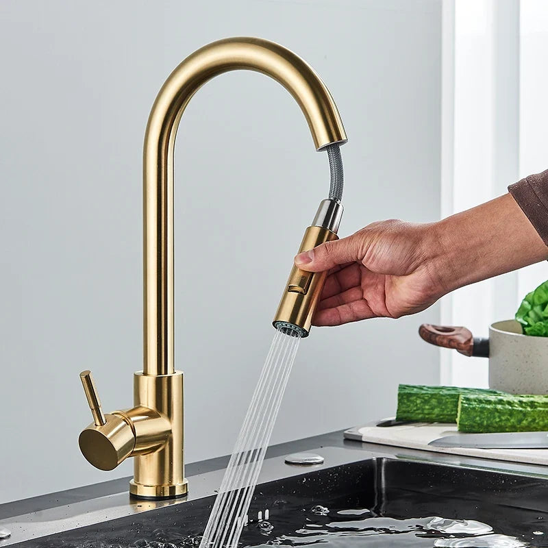 Torneira Monocomando Para Cozinha Com Rotação 360