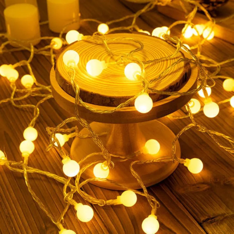 Varal de Luzes de Natal LED USB de 1,5m a 12m