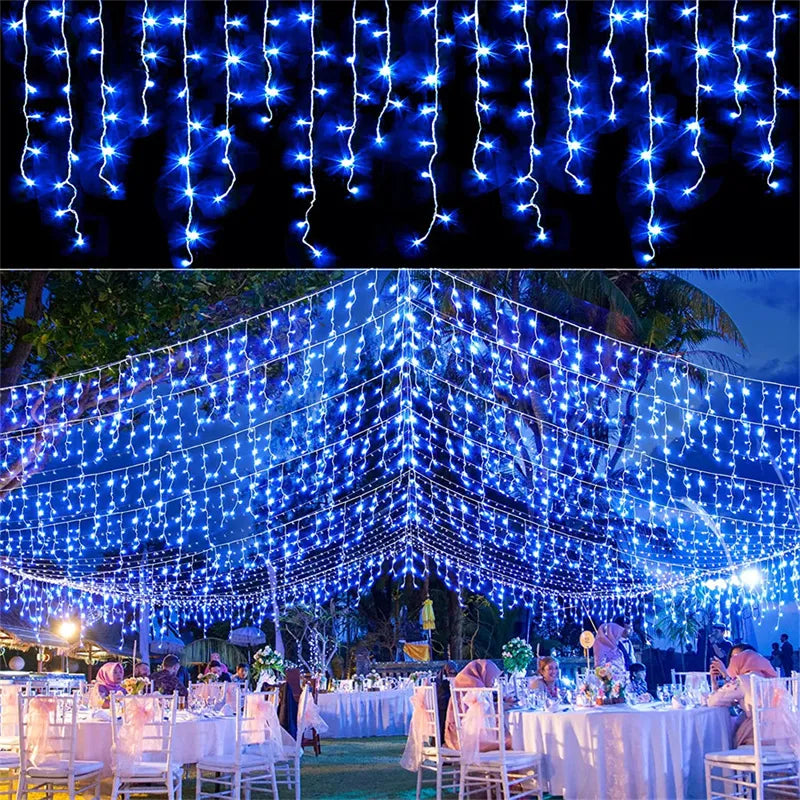 Cortina Pisca-Pisca de Natal LED 5m com 96 LEDs