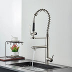 Torneira Para Cozinha Monocomando Gourmet Prestige Preto Matte