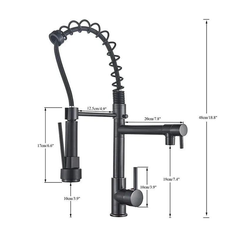 Torneira Para Cozinha Gourmet Monocomando Com LED Safira