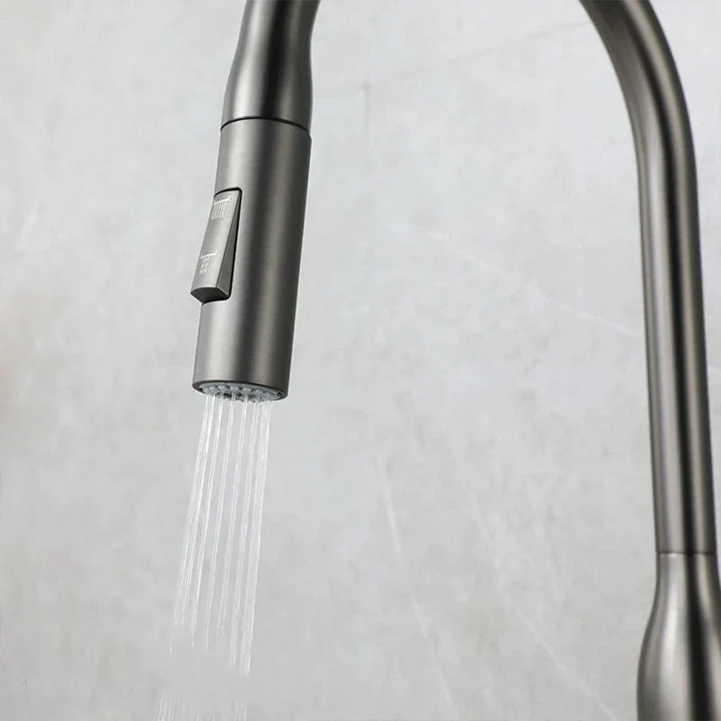 Torneira Gourmet Monocomando Para Cozinha Modelo Com Jato Extensível
