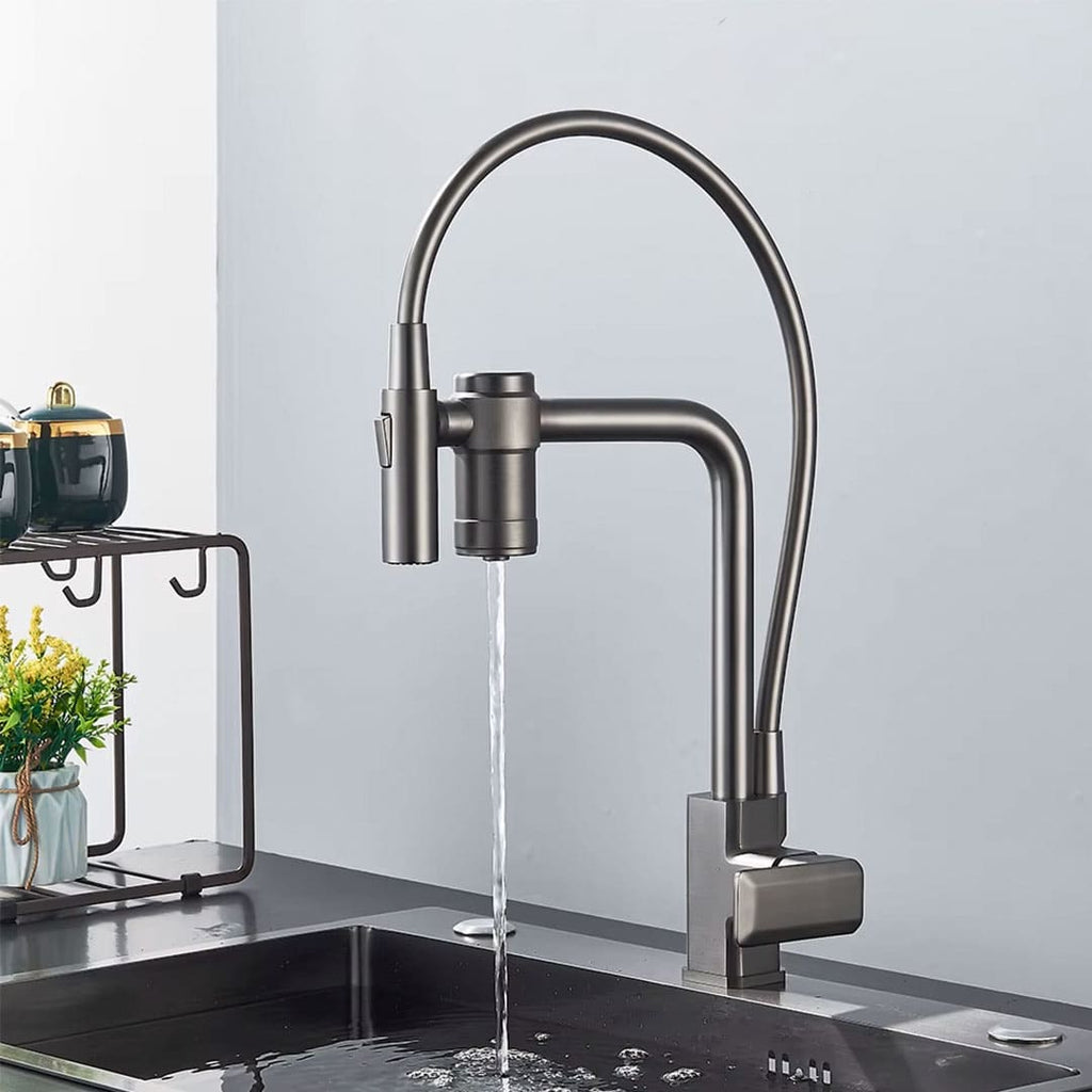 Torneira Para Cozinha Com Filtro Gourmet Modelo 2 em 1 Com Misturador