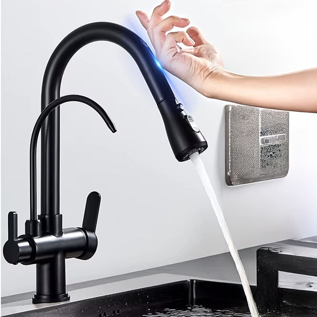 Torneira Touch Monocomando Para Cozinha Gourmet Com Filtro