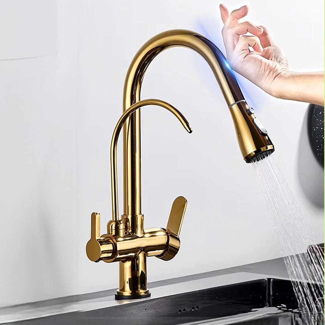Torneira Touch Monocomando Para Cozinha Gourmet Com Filtro