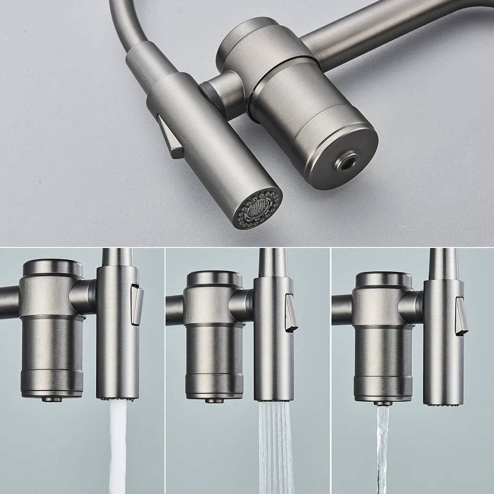 Torneira Para Cozinha Com Filtro Gourmet Modelo 2 em 1 Com Misturador