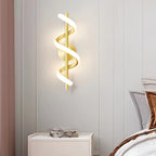 Arandela Espiral Led com 3 Cores para Quarto Sala e Corredor Aquavera