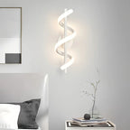 Arandela Espiral Led com 3 Cores para Quarto Sala e Corredor Aquavera