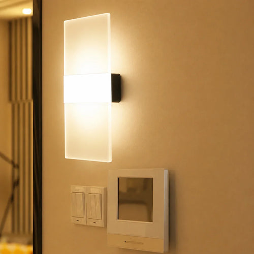 Arandela Led de Parede com Sensor Touch e Usb para Quarto Aquavera