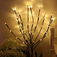 Árvore de Natal de Galhos Iluminados com LED