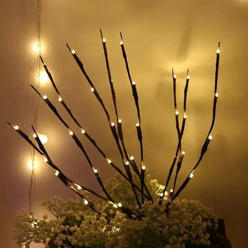 Árvore de Natal de Galhos Iluminados com LED