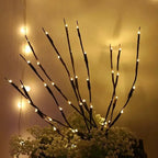 Árvore de Natal de Galhos Iluminados com LED