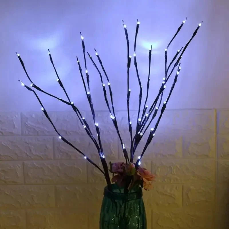 Árvore de Natal de Galhos Iluminados com LED