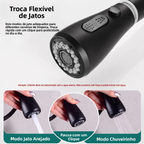 Torneira Gourmet Monocomando com Filtro e Jato Extensível Preto Fosco