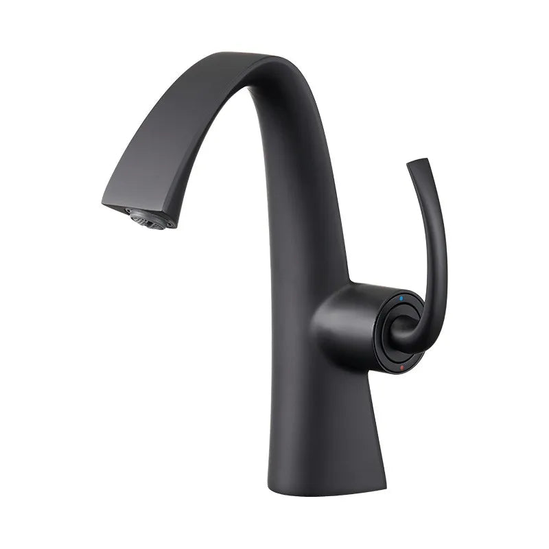 Torneira Para Banheiro Monocomando Com Misturador Minimalista Moderna Satin