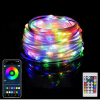 Pisca-Pisca de Natal LED RGB com App e Sensor IP68 USB
